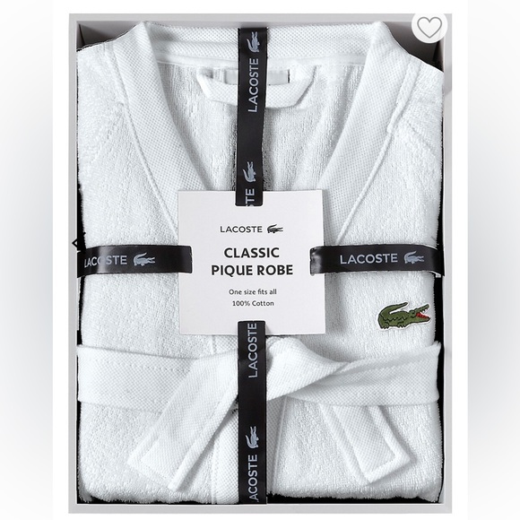 NWT Classic Pique Boxed Bathrobe One Size Fits All - Picture 3 of 3